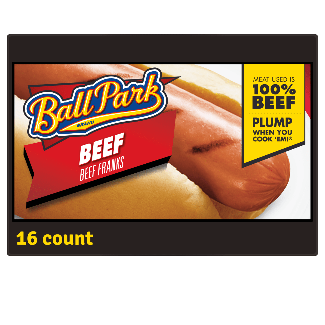 Ball Park Beef Hot Dogs, 16 Count