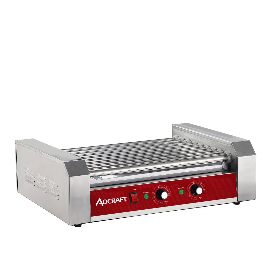 HRG-09 - 9 Roller Hot Dog Grill,120V