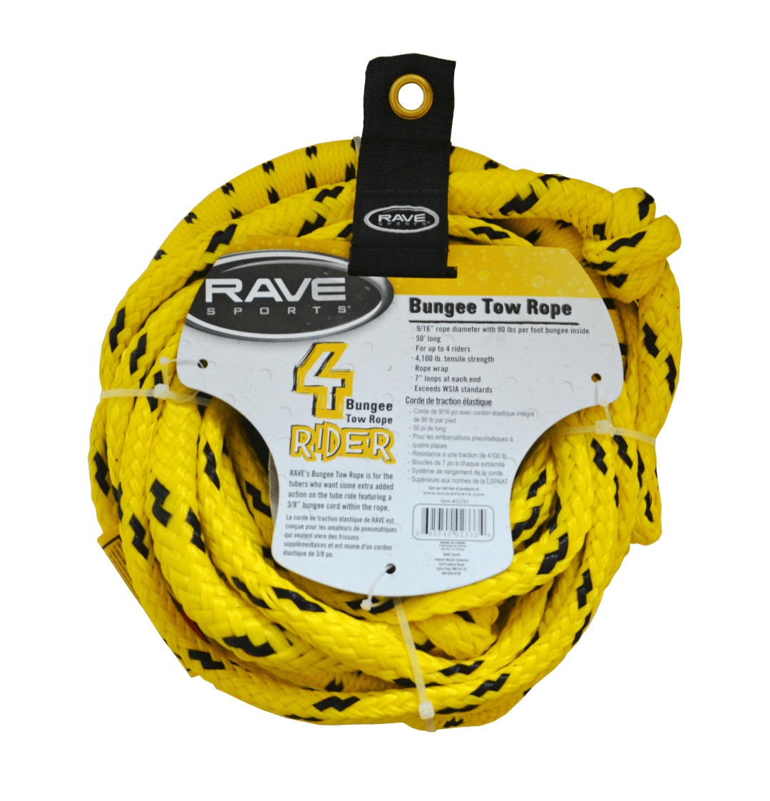 50' Bungee 1-4 Rider Tow Rope