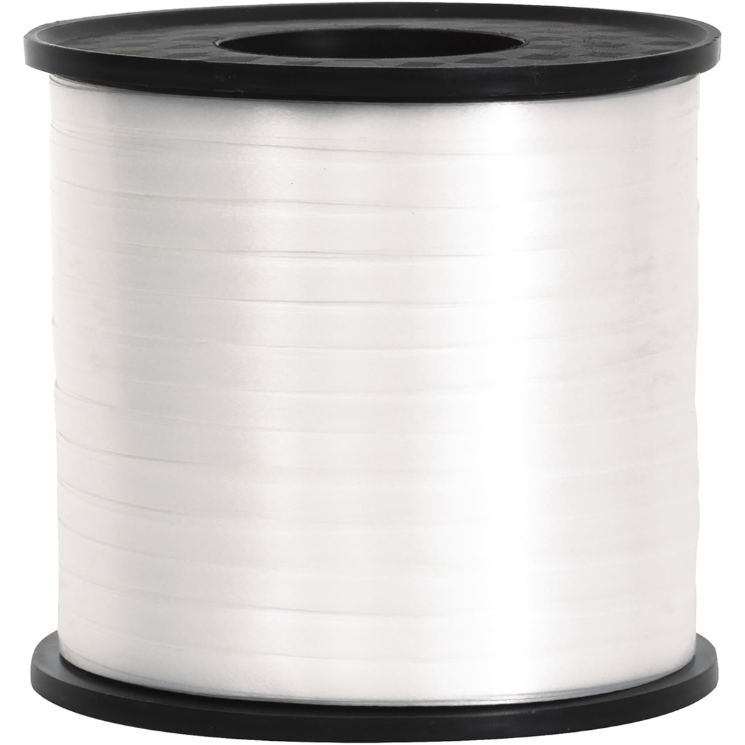 White Curling Ribbon 500 yds