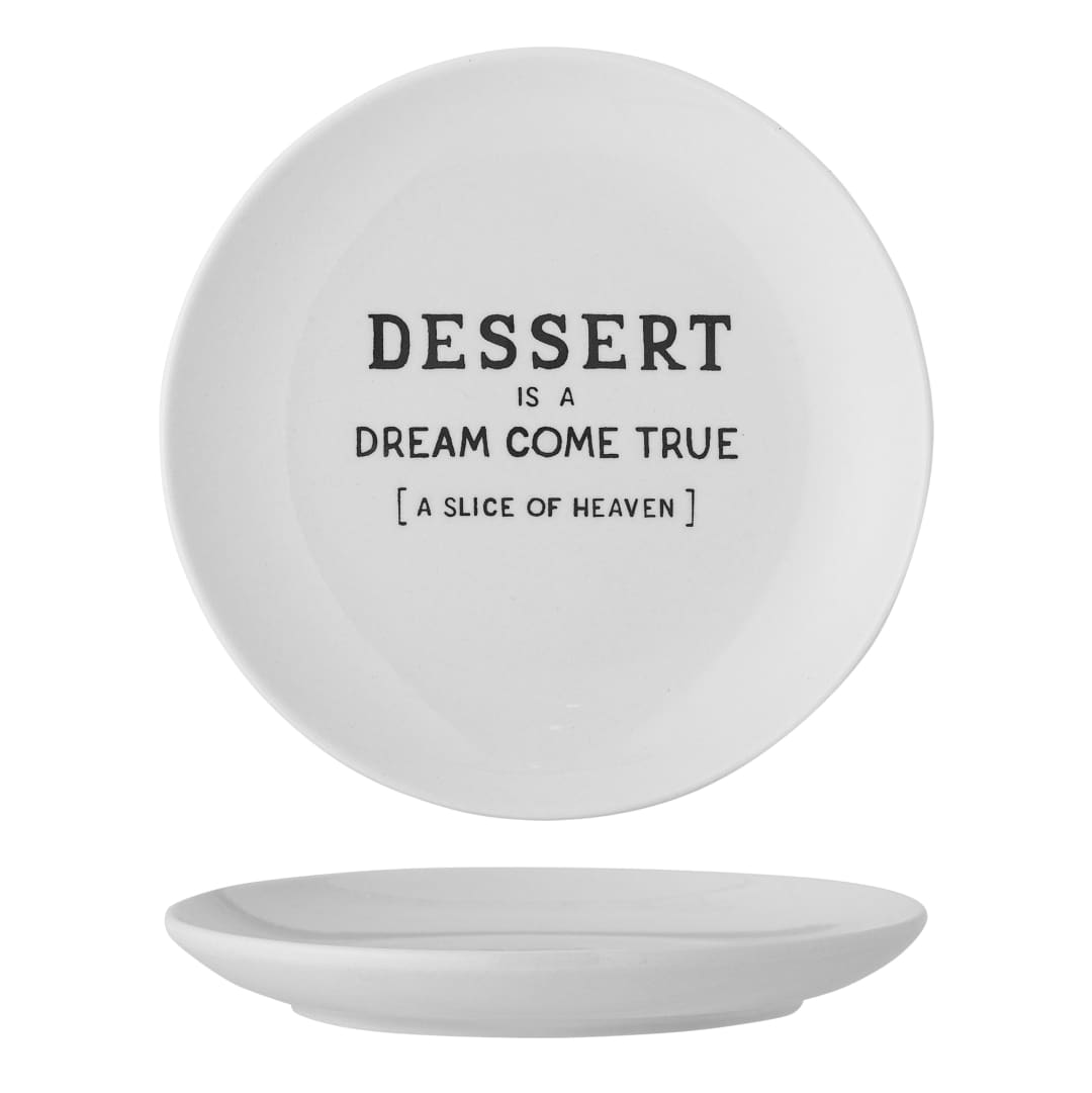 82061411 - Wendy Plate, White, Stoneware STOCK: 300