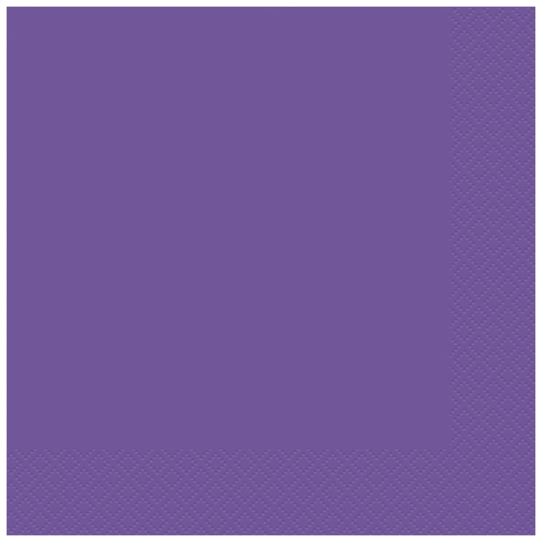Neon Purple Solid Luncheon Napkins, 20ct