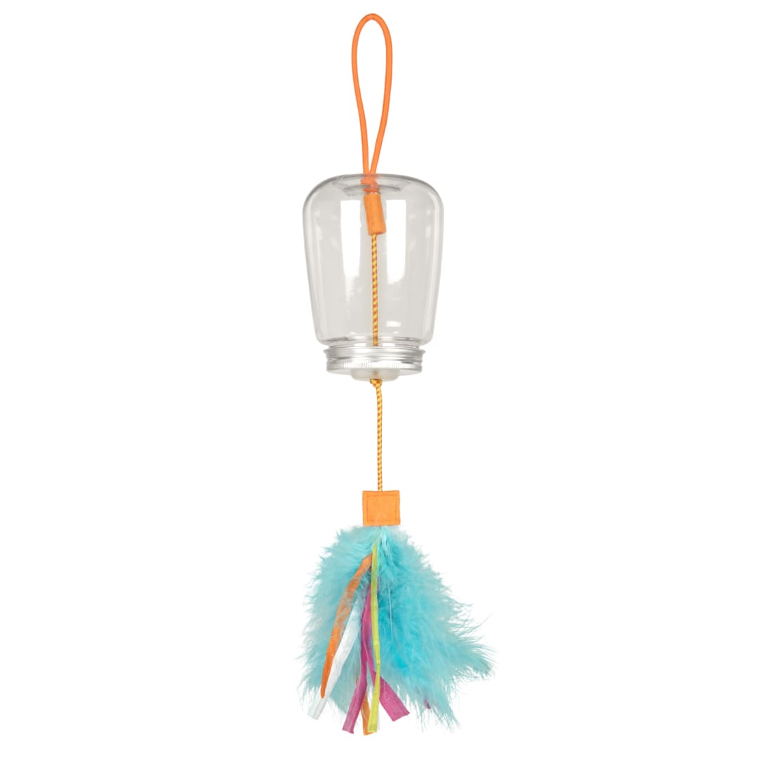 SmartyKat Treat Teaser Cat Toy, Prey Drive Toy, Multi Color, Medium