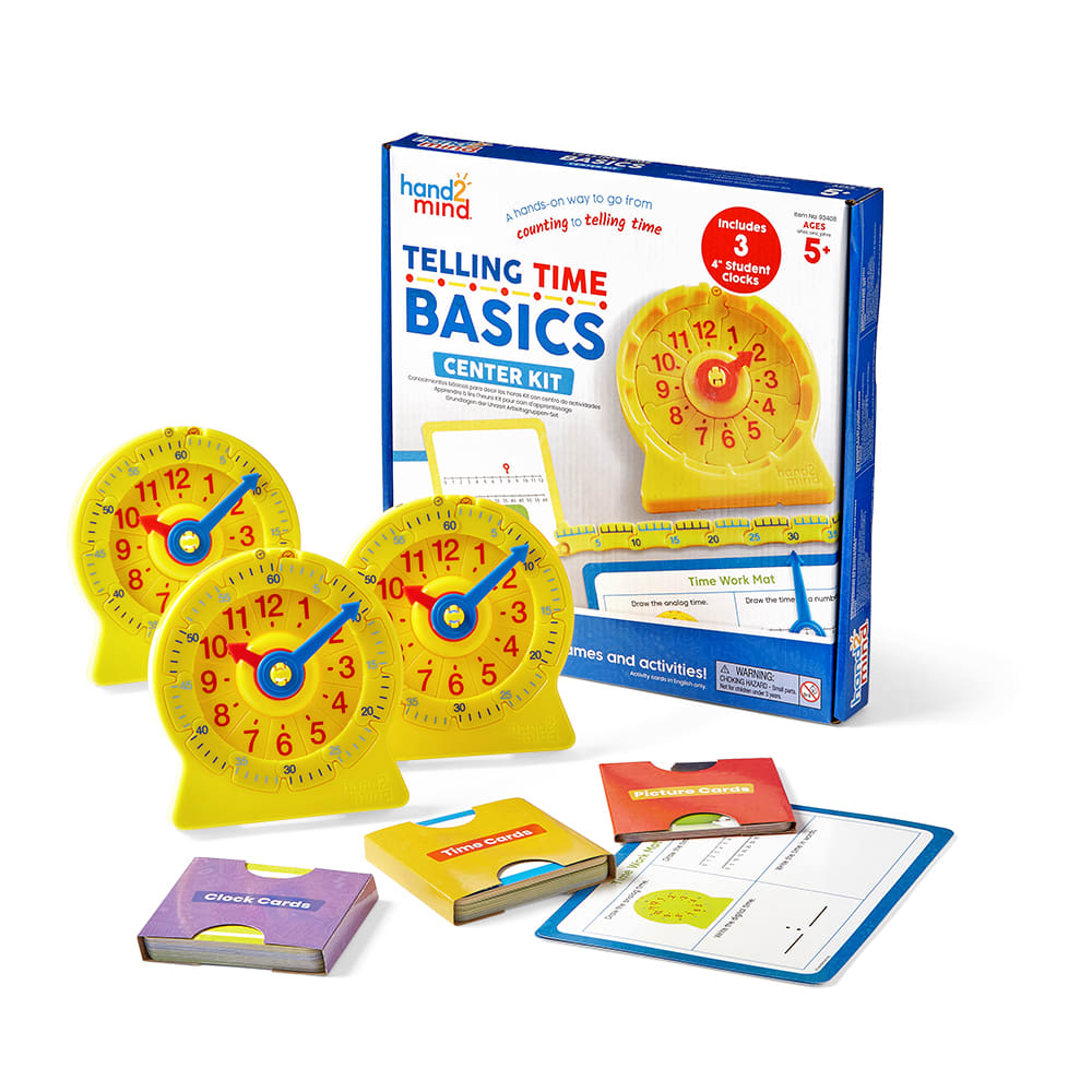Telling Time Basics, Center Kit