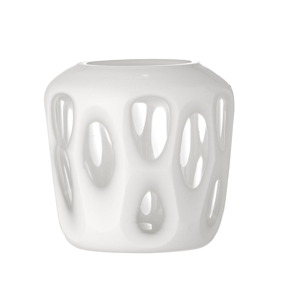 82072645 - Rohan Votive, White, Recycled Glass STOCK: 274