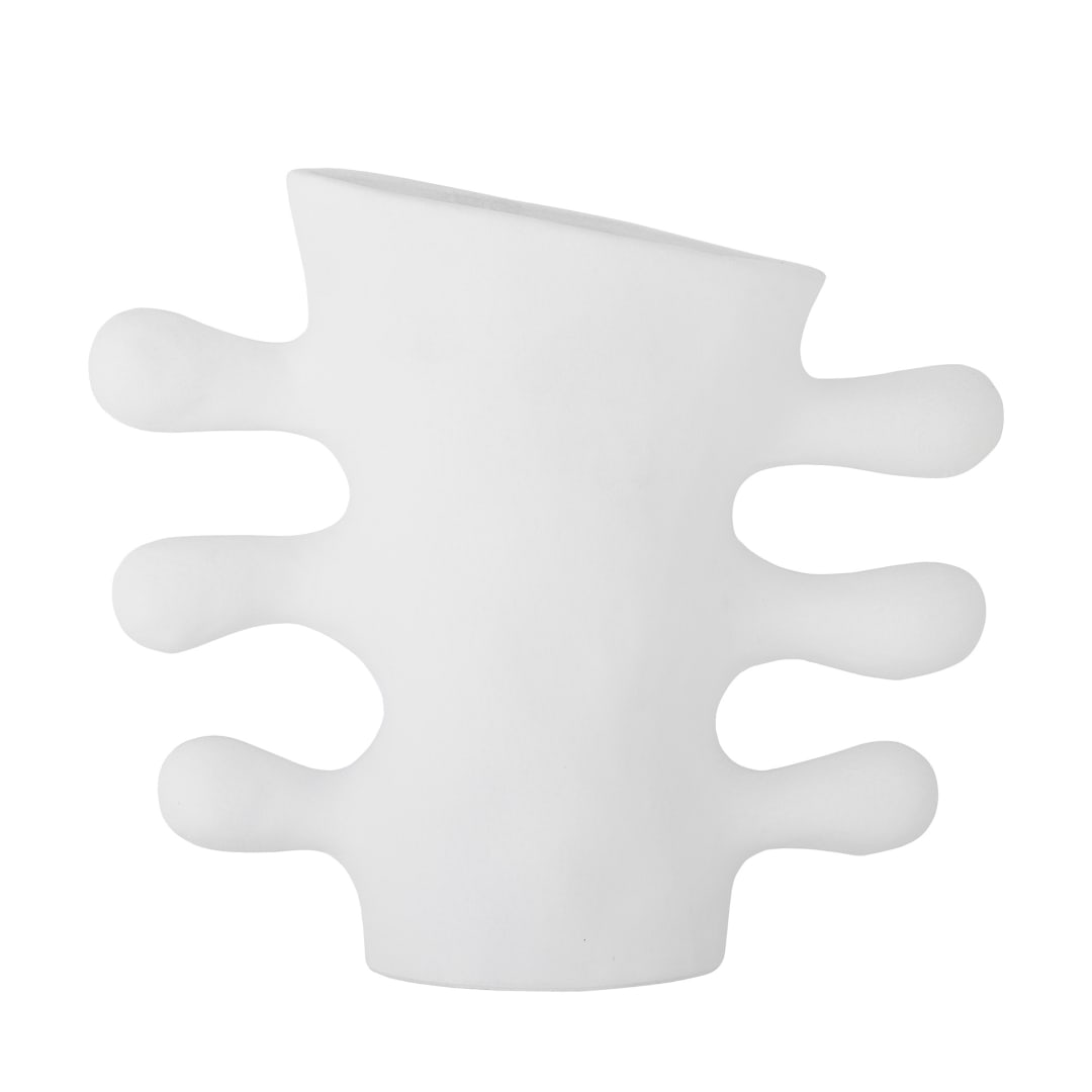 82060494 - Pernilla Vase, White, Stoneware STOCK: 114