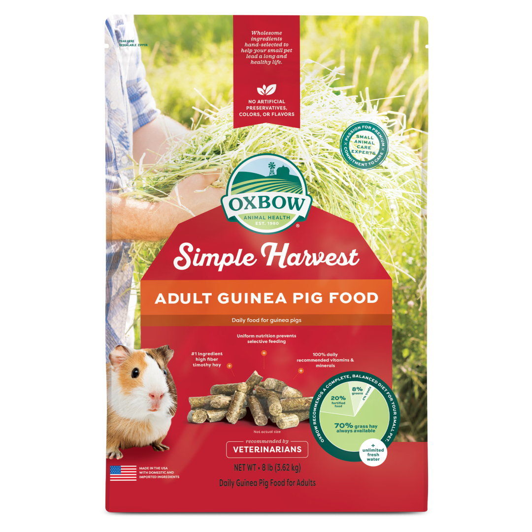 Oxbow Simple Harvest Adult Guinea Pig Food, 8 lb