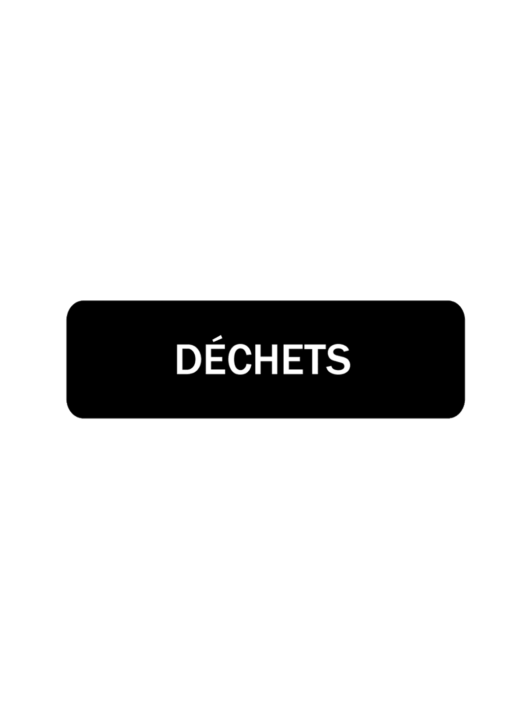 ARISTATA - Label - Dechets - Black-White