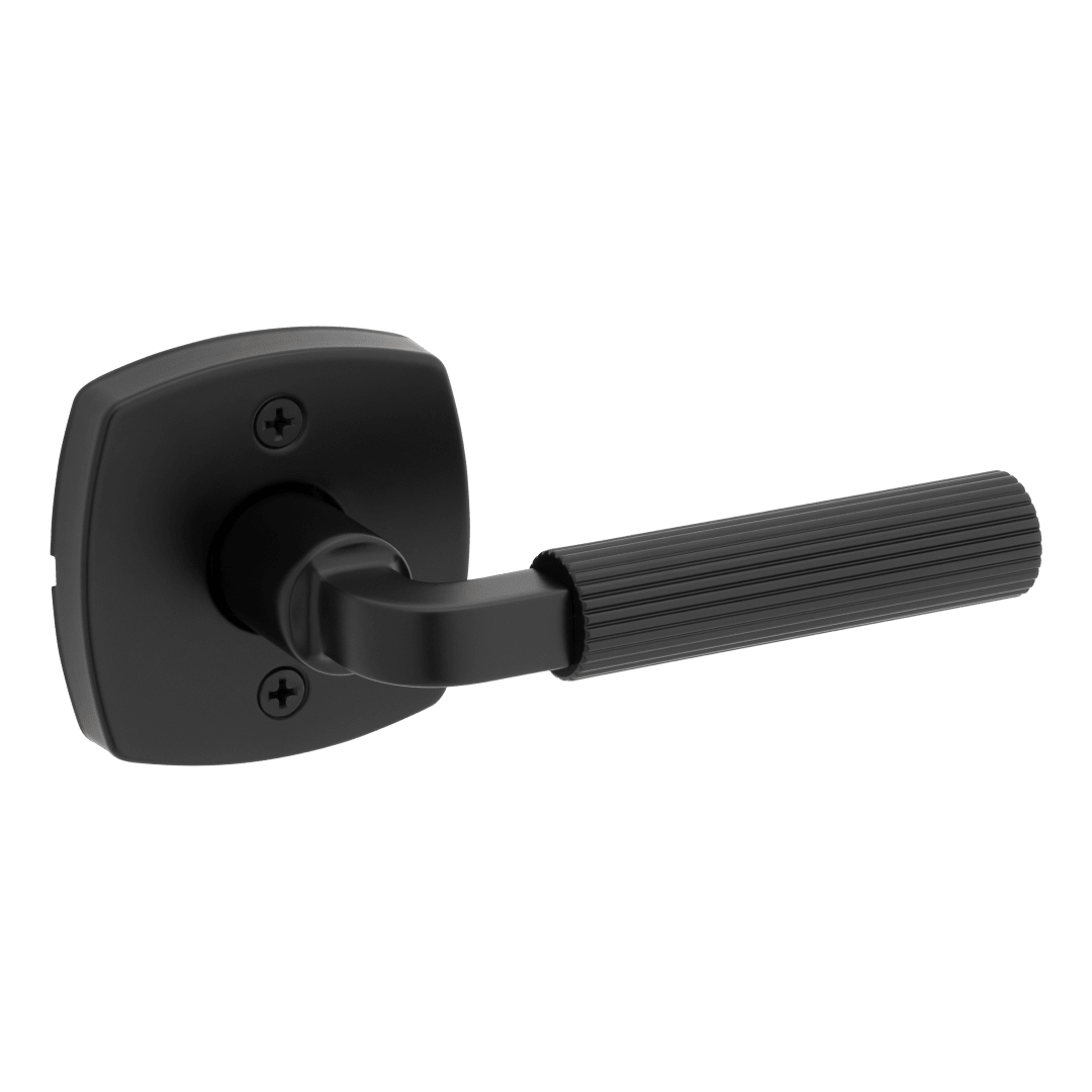 Mirada Midtown Dummy Door Lever in Matte Black