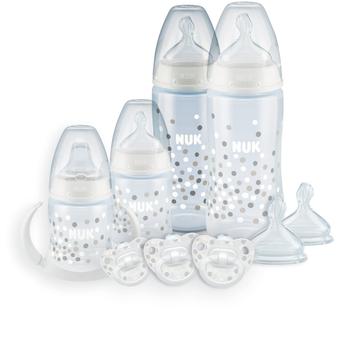 NUK® First Choice Smooth Flow Anti-Colic Bottle Newborn Gift Set, 0+ Months