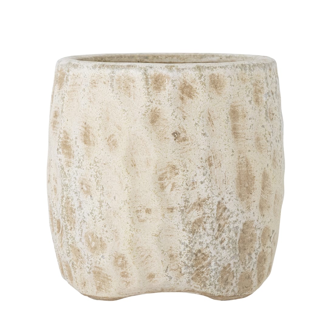 82060513 - Mawni Deco Flowerpot, Nature, Terracotta STOCK: 130