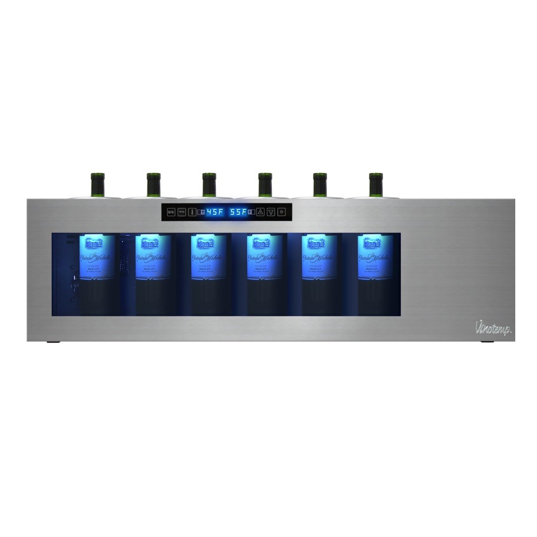 IL-OW006-2Z - Il Romanzo 6-Bottle Open Wine Cooler