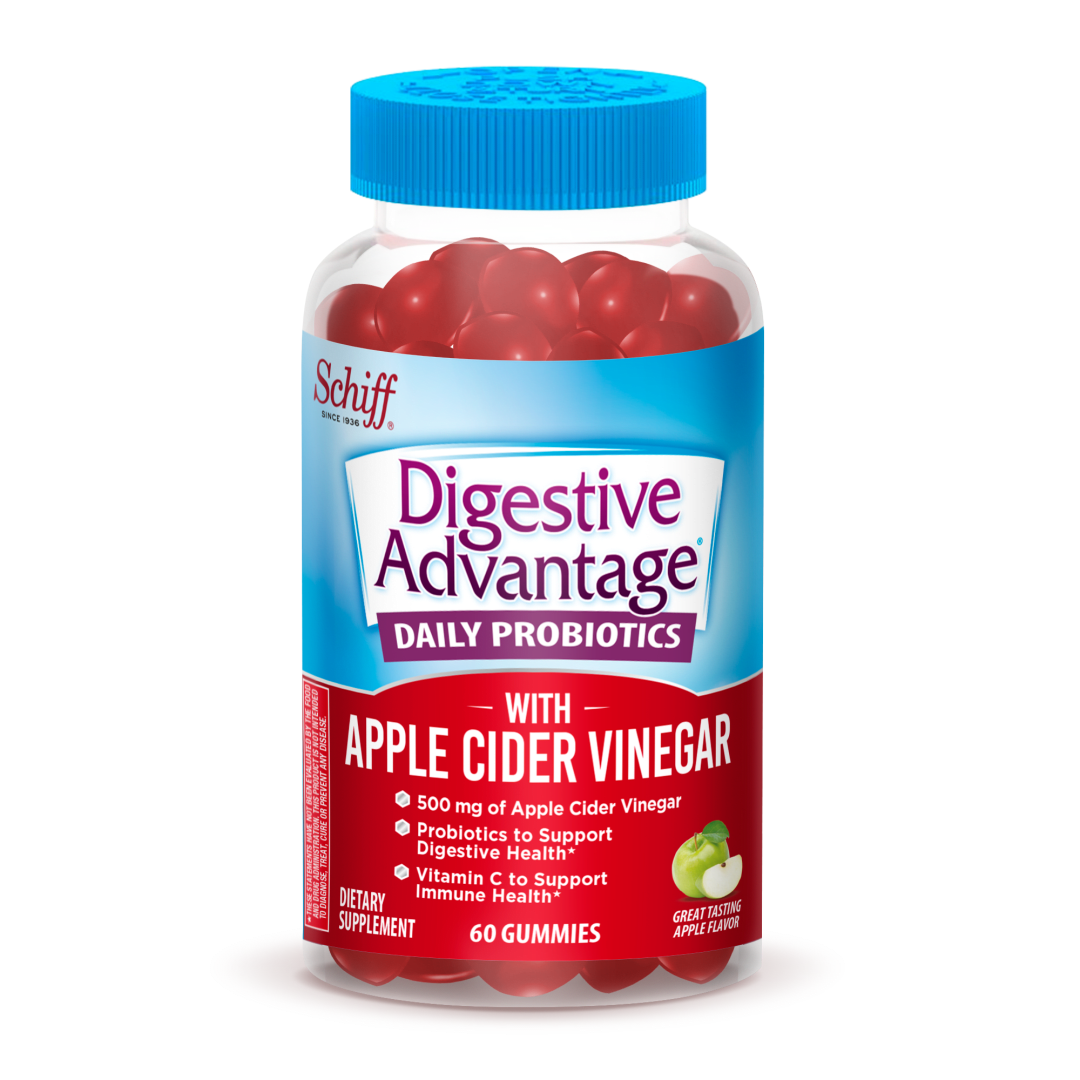 DIGESTIVE ADVANTAGE® Probiotic Advanced with Apple Cider Vinegar - Gummies 12/60 ct.
