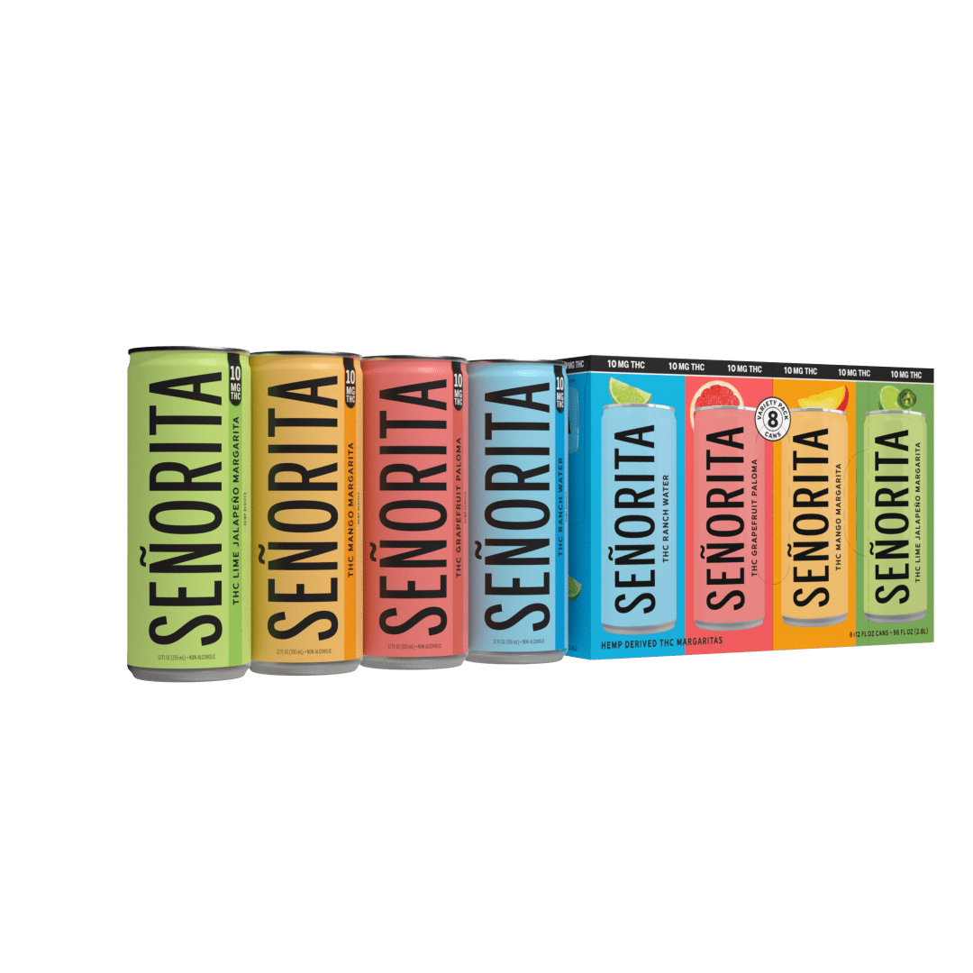 Senorita Thc Variety Pack 10MG 1S Can 3/8P 12Z