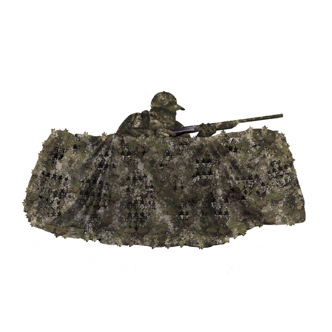 Vanish™ 3D Leafy Omnitex Blind Making Material, 12'L x 56"W, Veil Terrain Camo