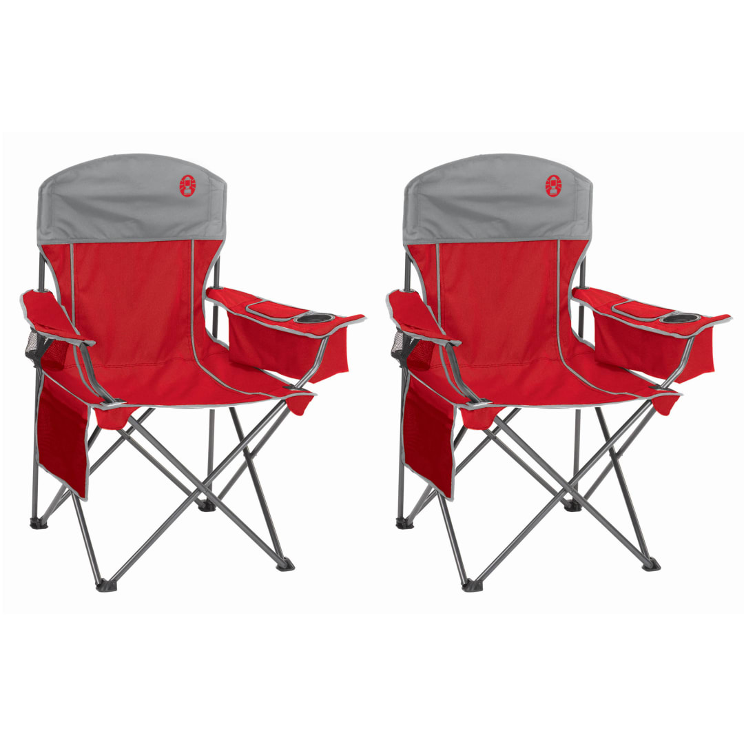 QUAD CHAIR COOLER RED 2PK CA