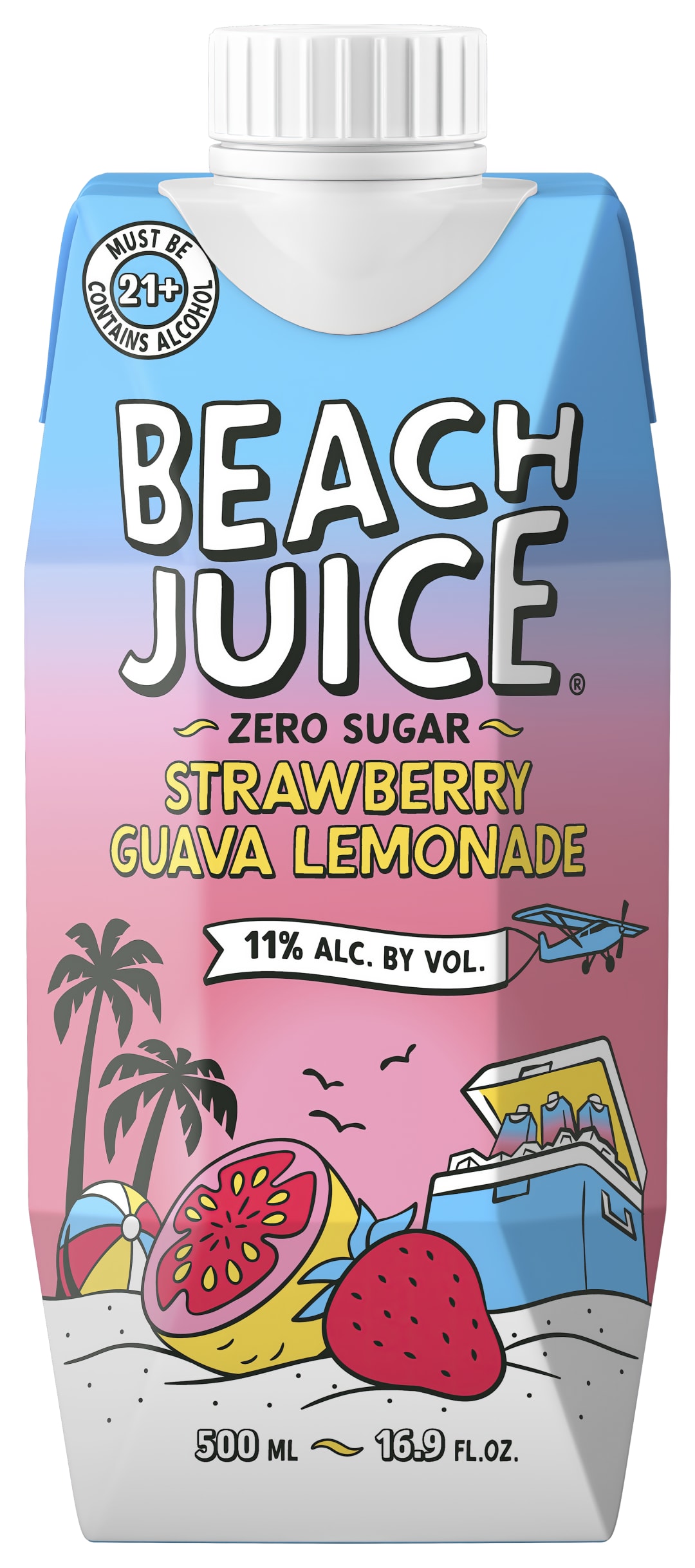 Beach Juice Strawberry Guava Lemonade 500mL