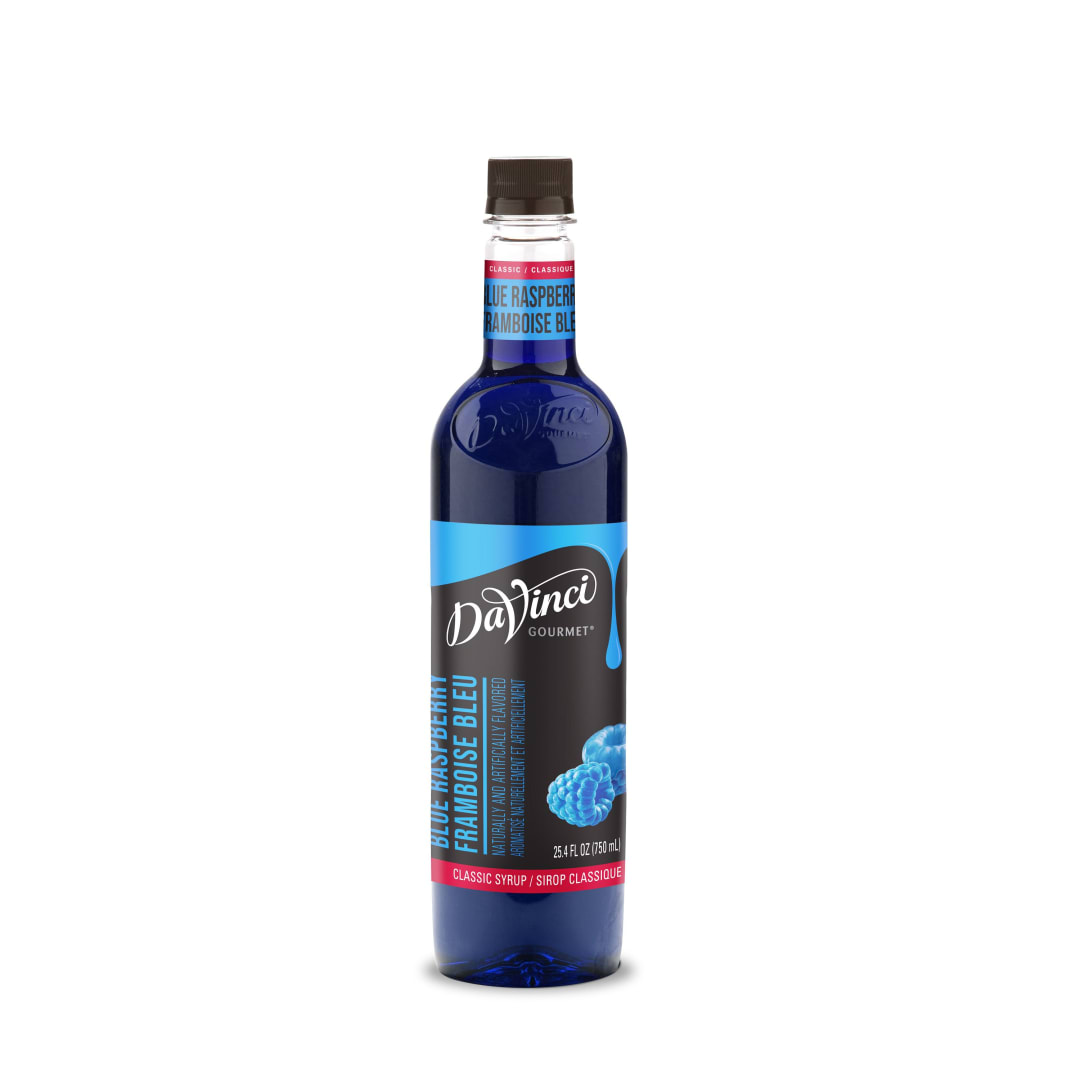DaVinci Gourmet Blue Raspberry Syrup, Plastic Bottle, 4 x 750 mL
