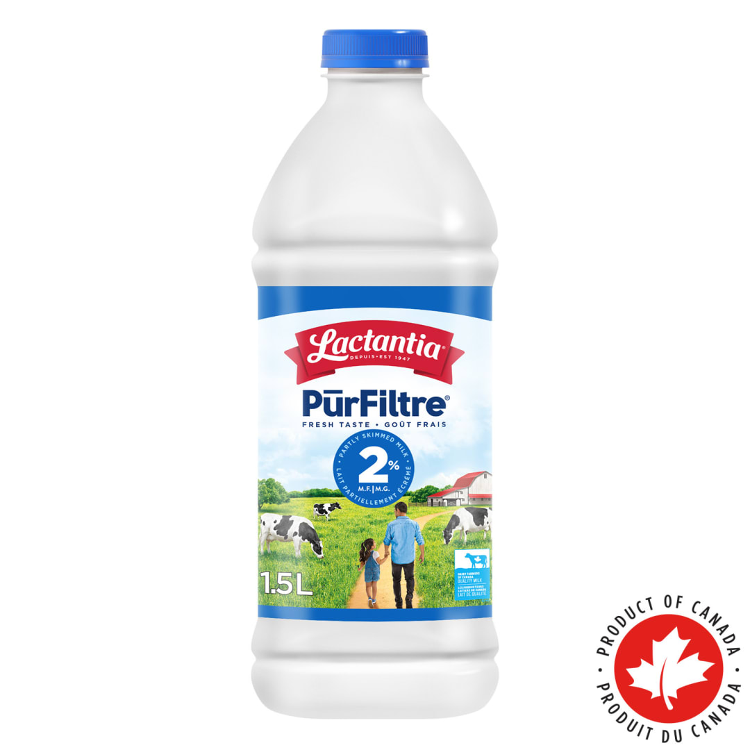 Lactantia PurFiltre Partly Skimmed Milk 2%, 1.5L