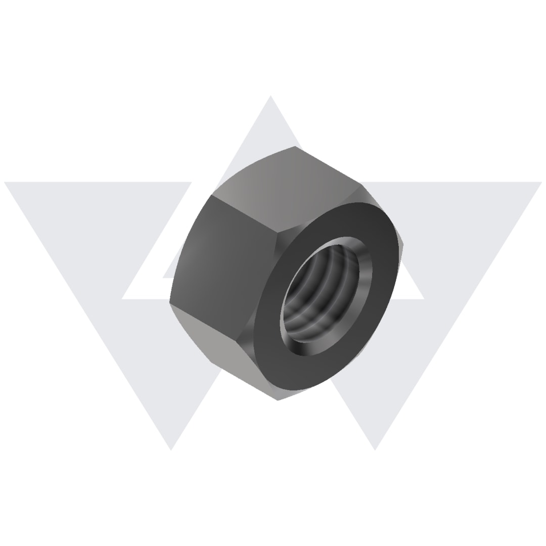 7/16-14 USS Grade 8 Yellow Zinc Hex Nut