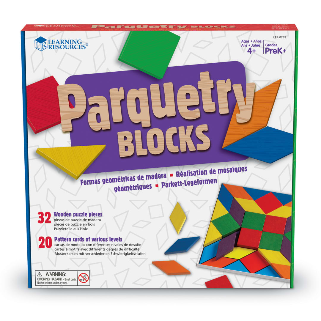 PARQUETRY BLOCKS & 20 PATTERN CARDS