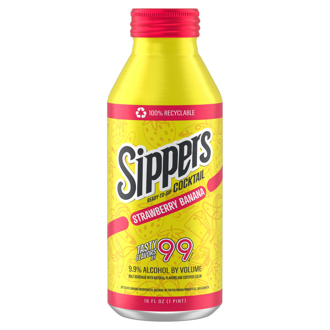 99 Strawberry Banana Sippers 16fl oz 19.8 Proof