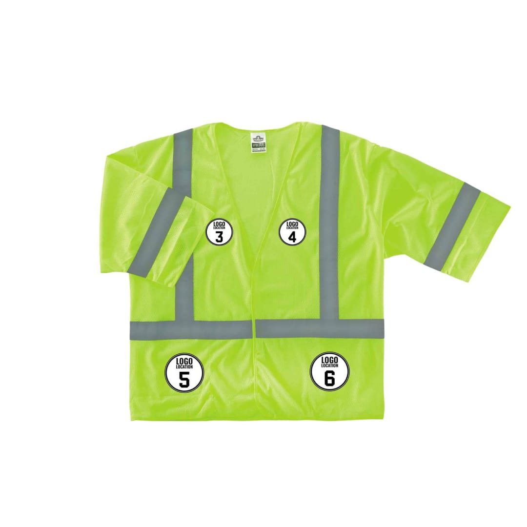 GloWear 8310HL Hi-Vis Safety Vest - Type R, Class 3, Hook + Loop