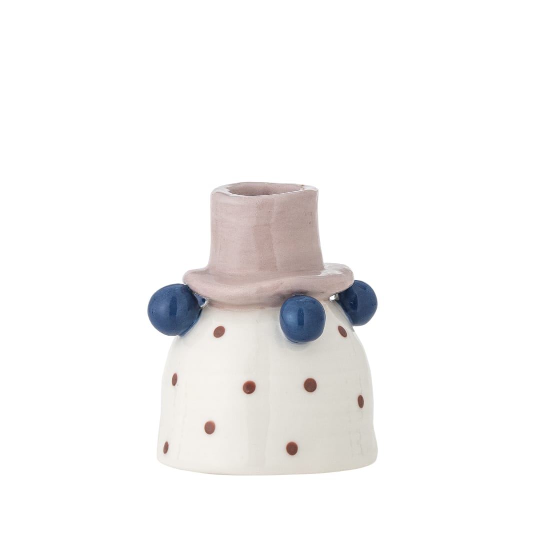 82062926 - Tacana Candle Holder, Multi, Stoneware STOCK: 38
