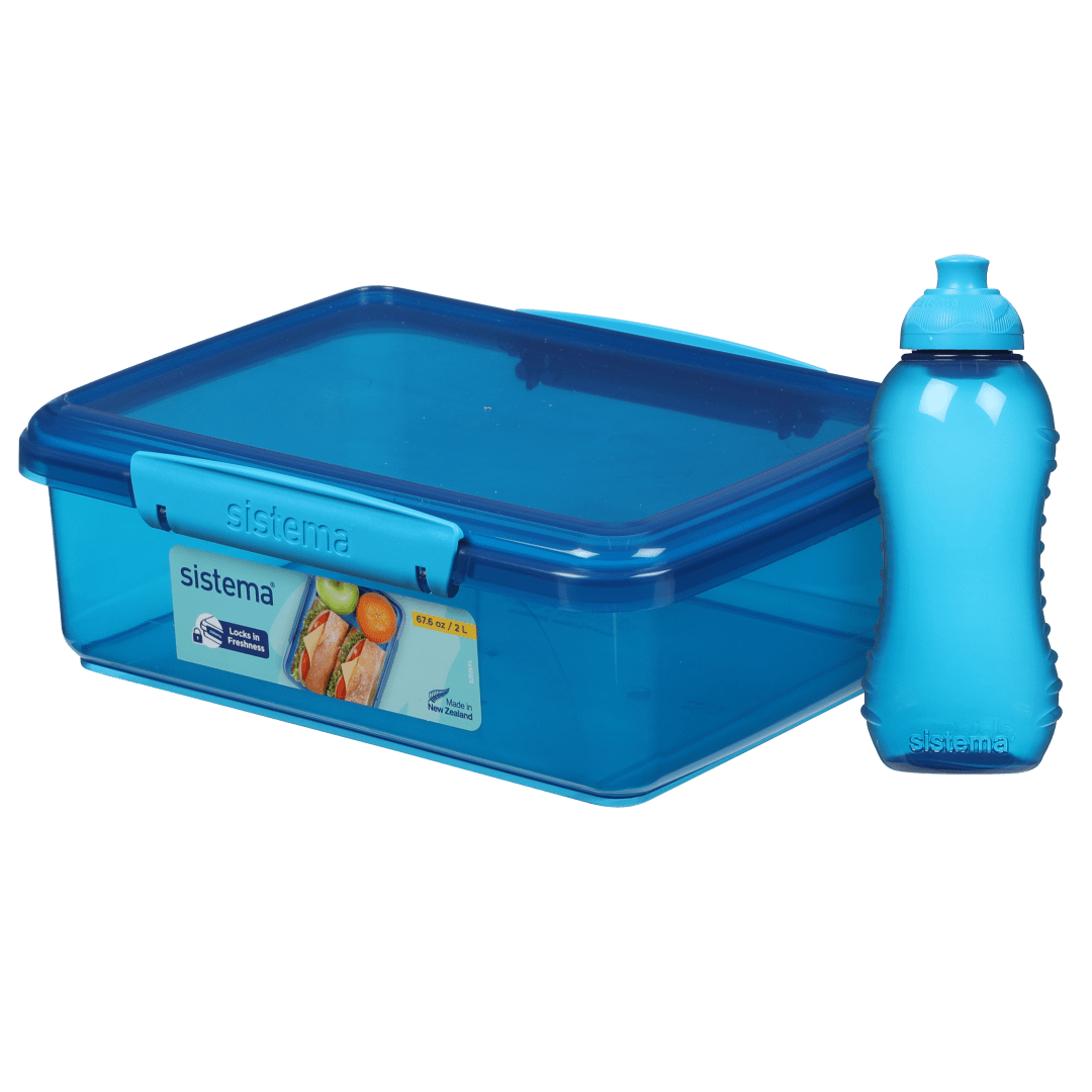 2L RECT W/330ML BTL BLU UK/FR BTS26