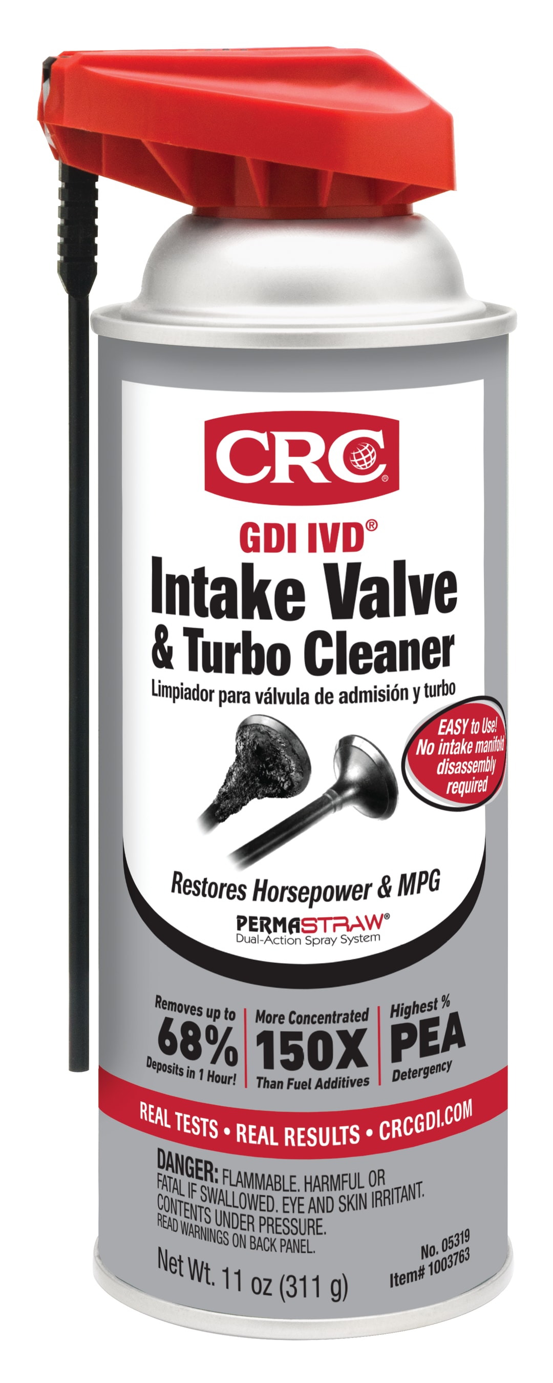 CRC GDI IVD Intake Valve & Turbo Cleaner 1X11OZ