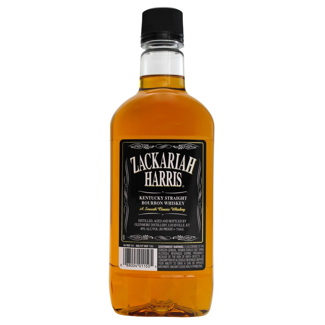 Zackariah Harris Kentucky Straight Bourbon Whiskey 750ml 80 Proof