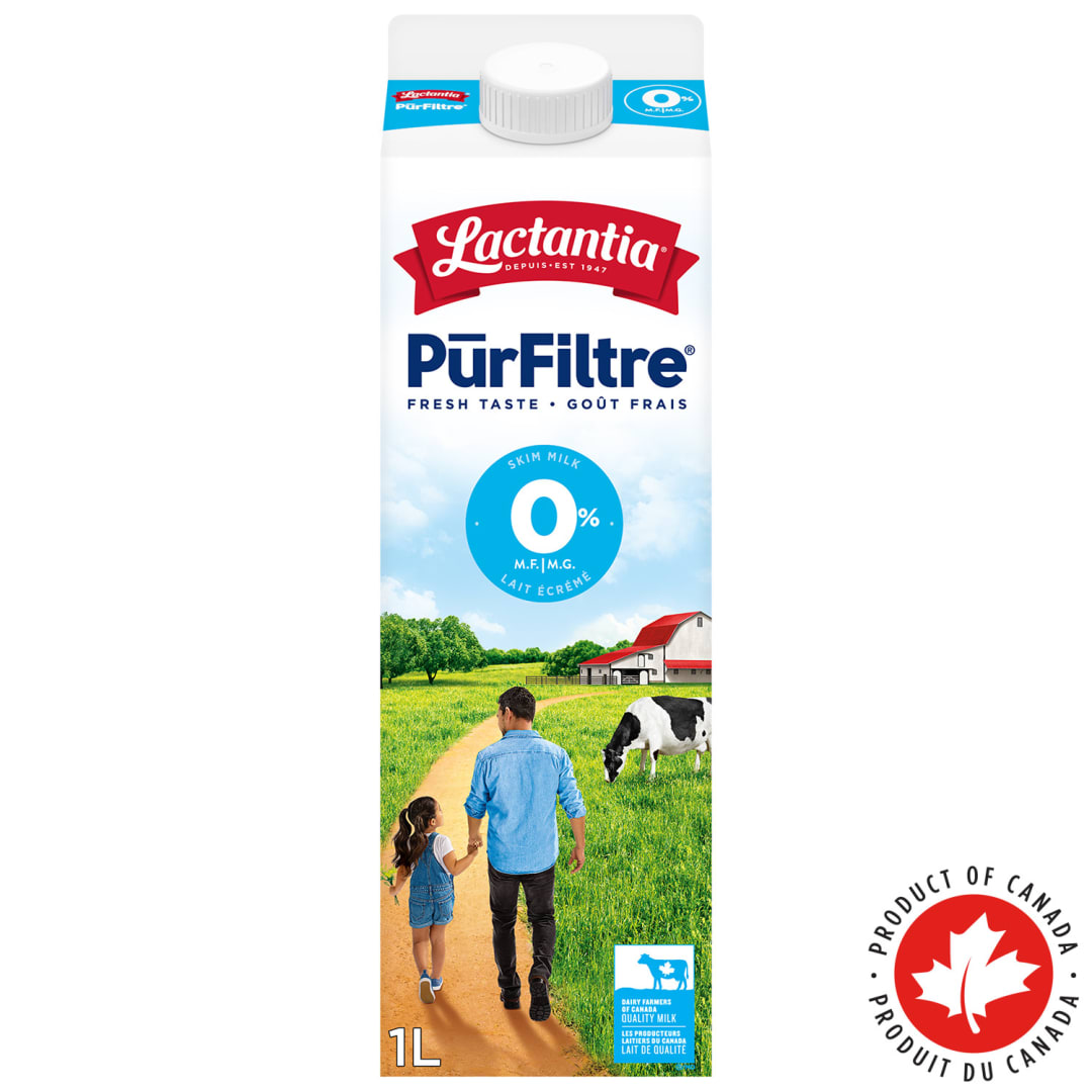 Lactantia PurFiltre Skim Milk 0%, 1L