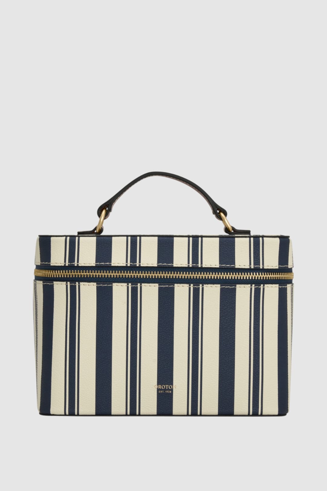 Eve Stripe Top Handle Large Beauty Case