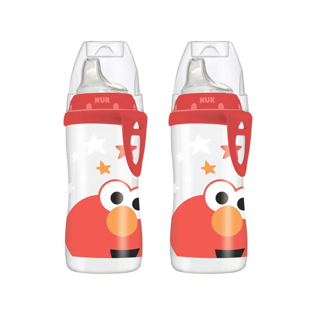 NUK CUP 70104 ACT ELMO 10Z 2PK 1/18