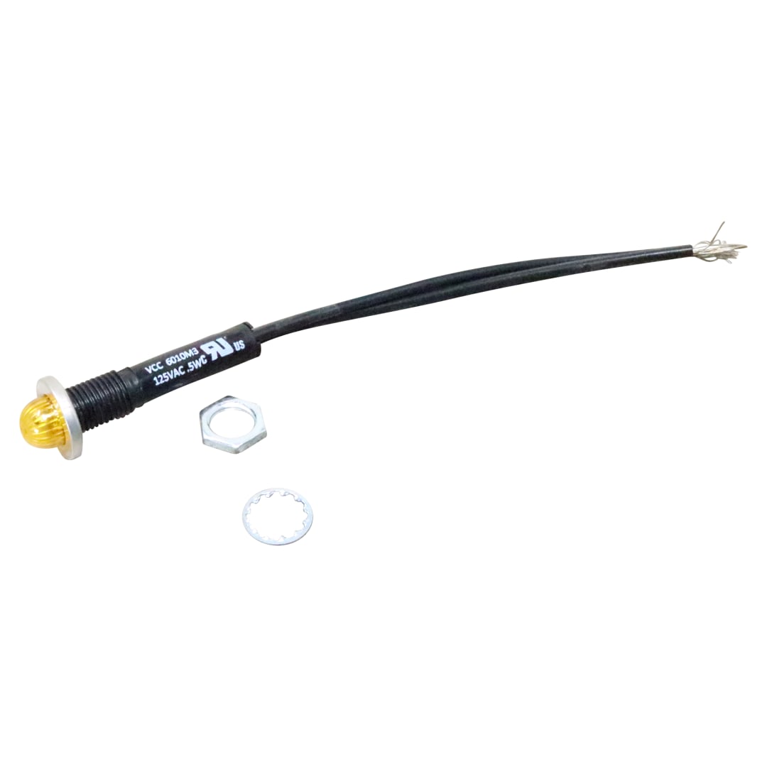 Galbreath™ Pilot Light, 10MM Amber 115VAC