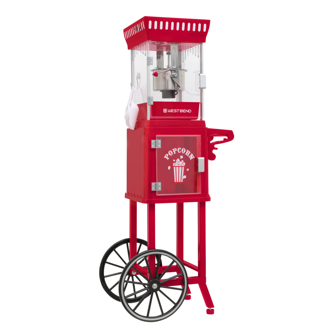 PCWB25RD13 - West Bend Popcorn Cart 2.5 oz Kettle, Red