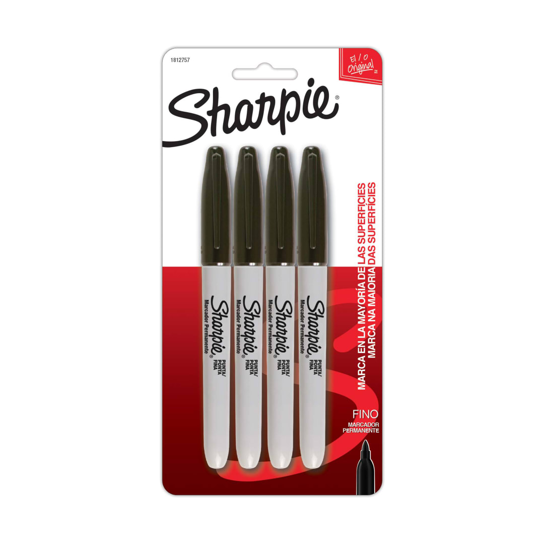 LA PM SHARPIE FINE BLACK CD 4