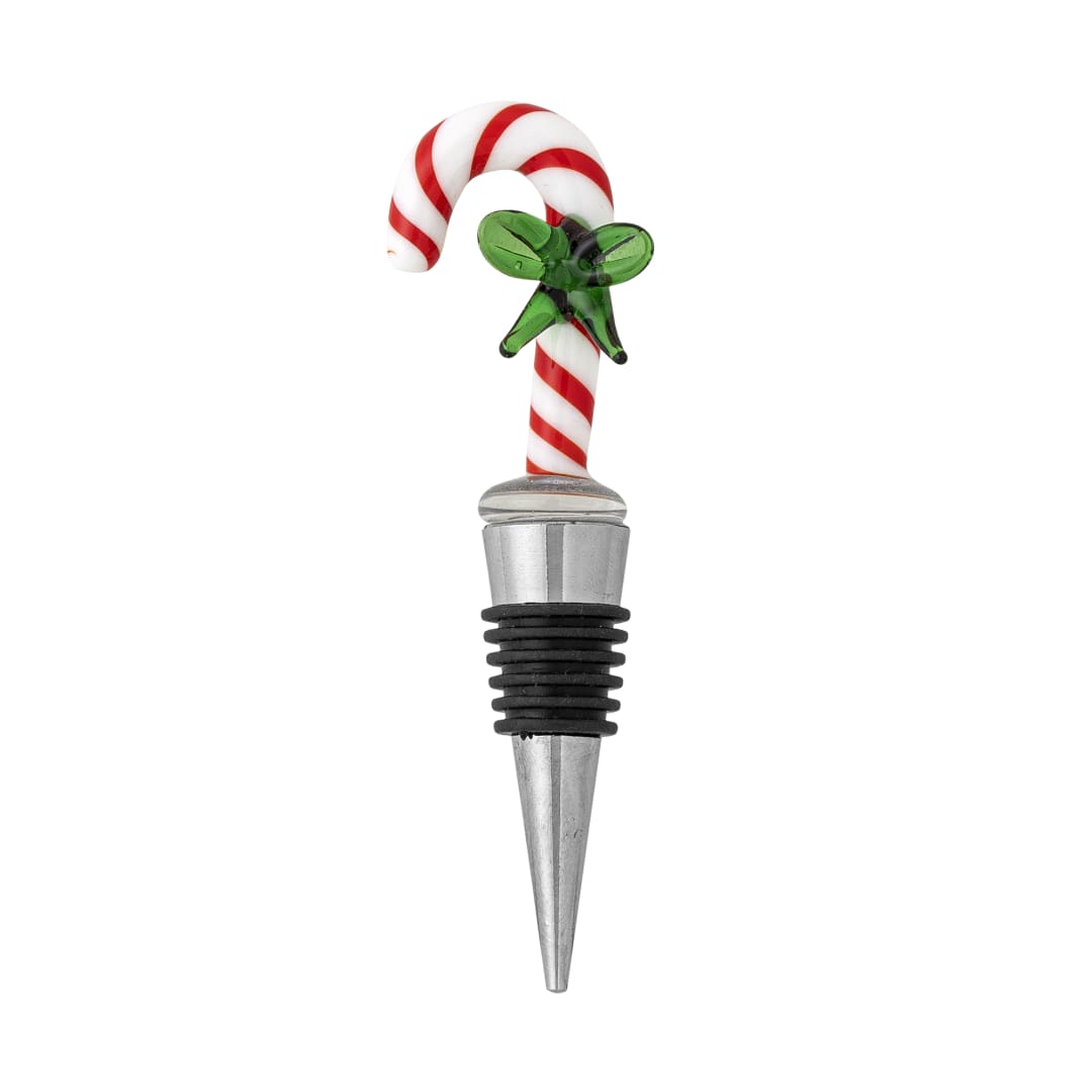 82073056 - Lynn Wine Stopper, Red, Glass STOCK: 185