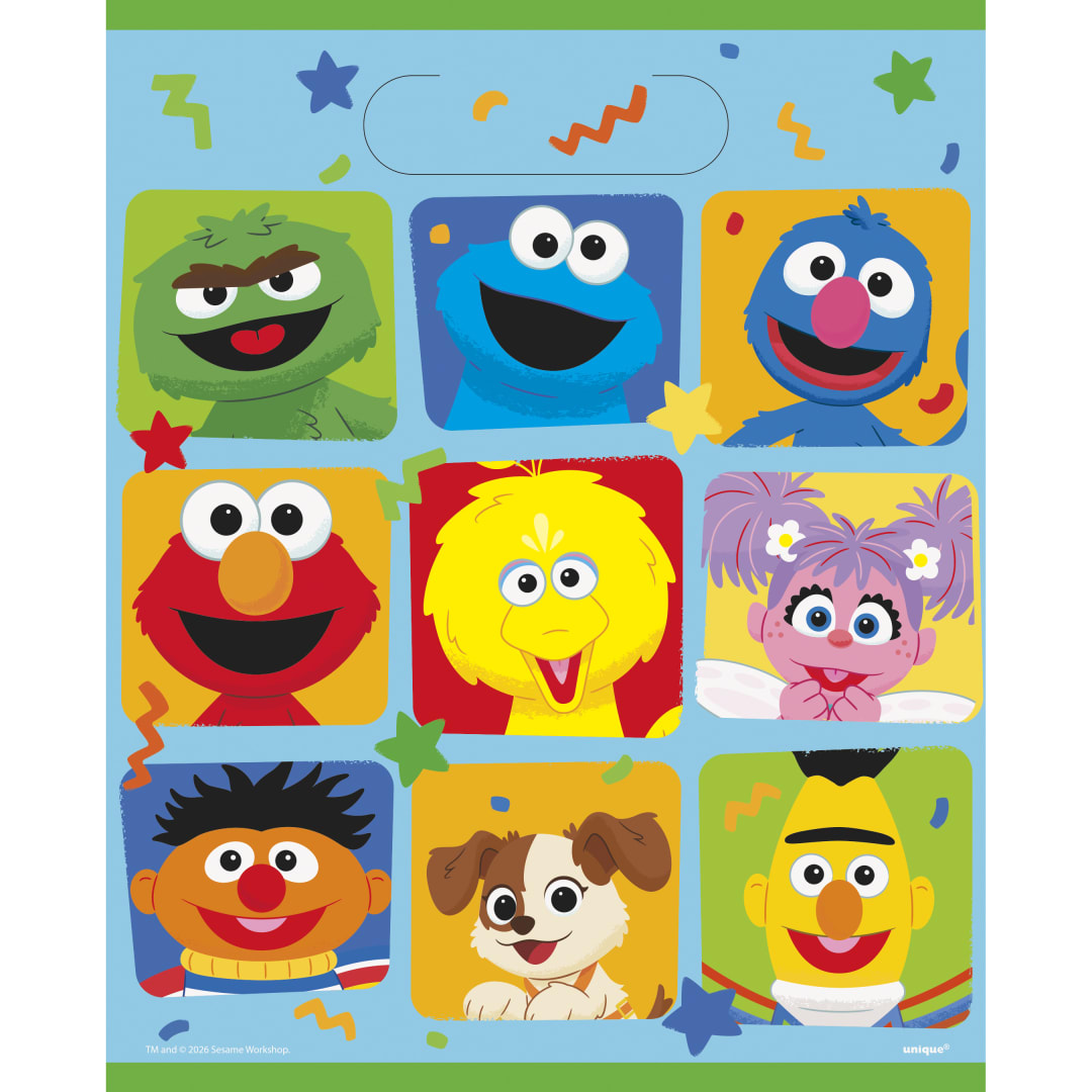 Sesame Street Loot Bags, 8ct