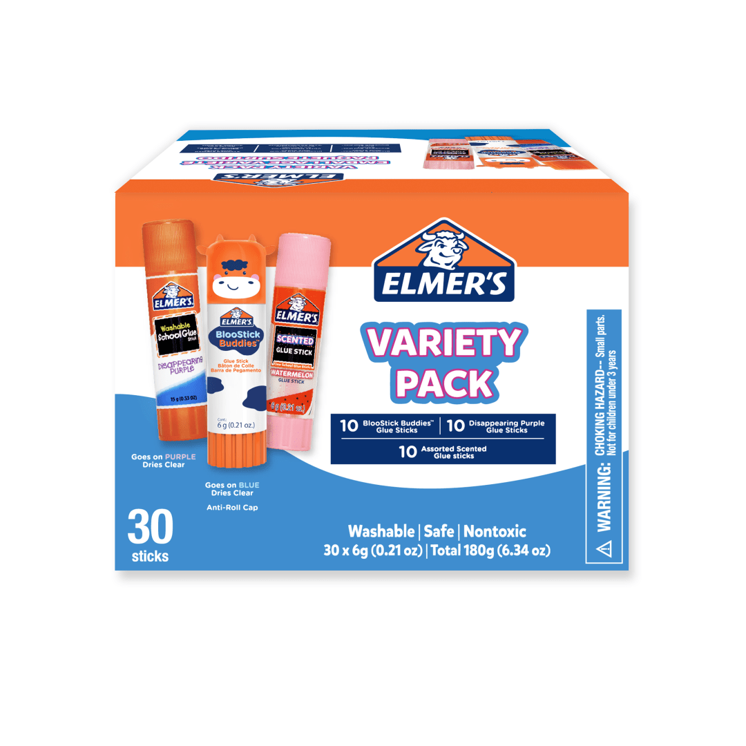 ELM 30CT 6G DB DP SCENTED GLUE STICKS