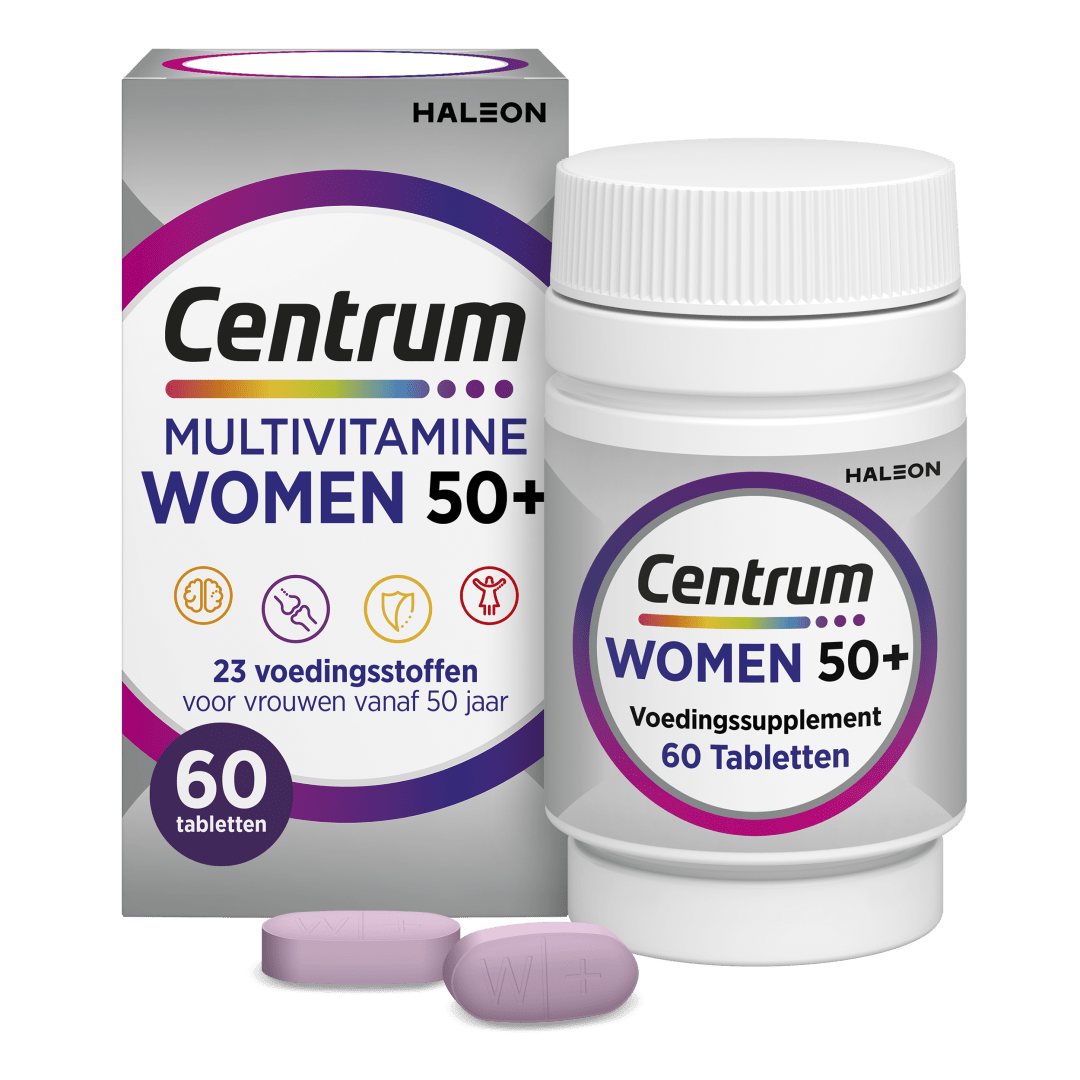 Centrum Women 50+ Multivitaminen  Tabletten, 60 stuks