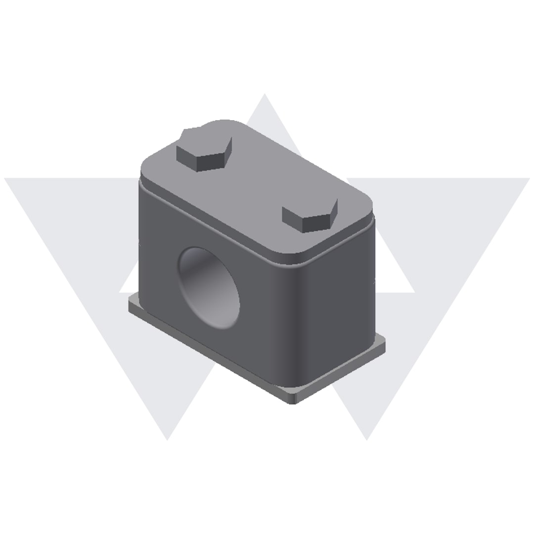 Galbreath™ Tubing Clamp, Single 3/4"