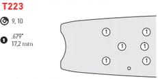 Oregon EnduraMax Harvester Bar, 43 IN. 3/4 Pitch (431EMCT223)