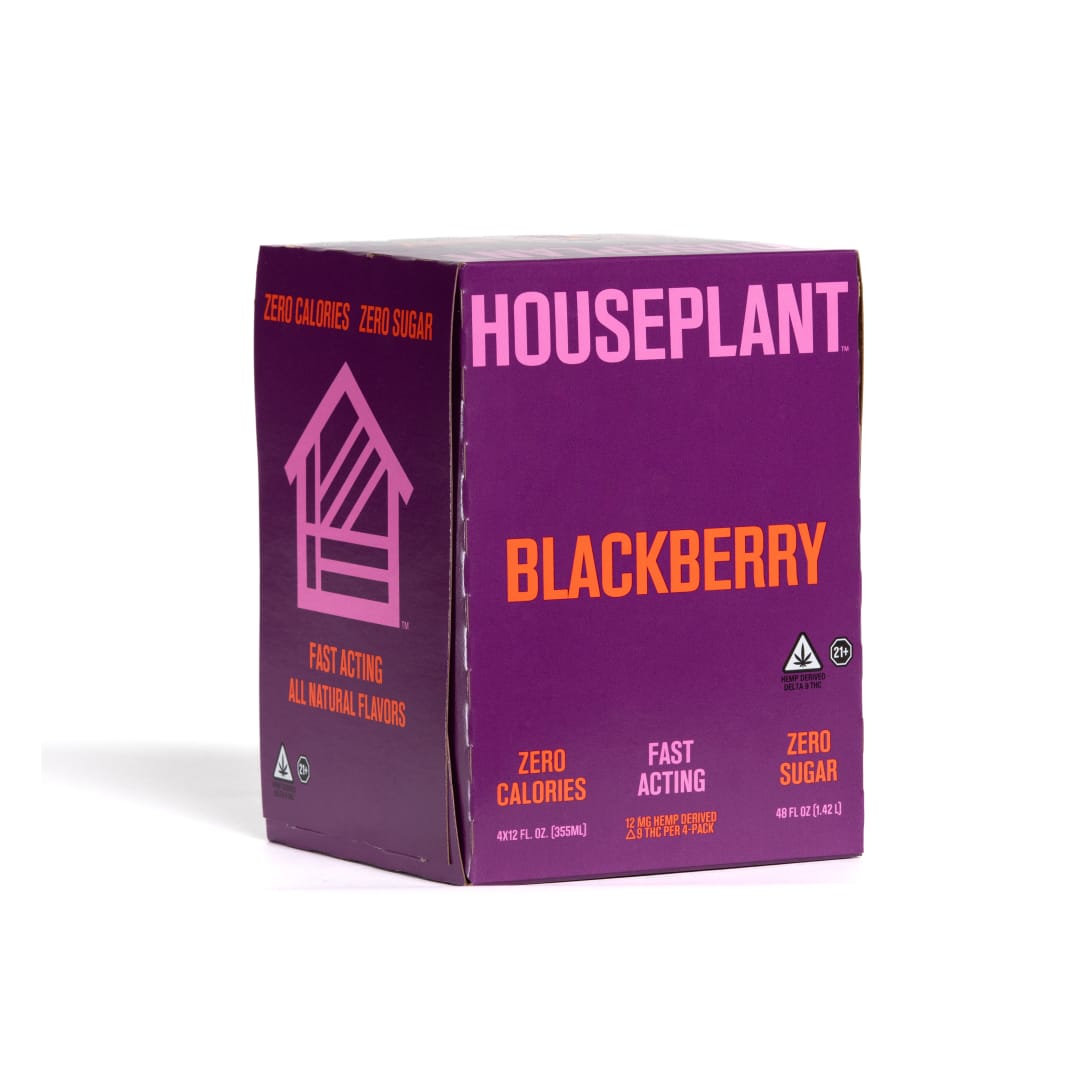 Houseplant Thc Blackberry 3MG 1S Can 6/4PK 12Z