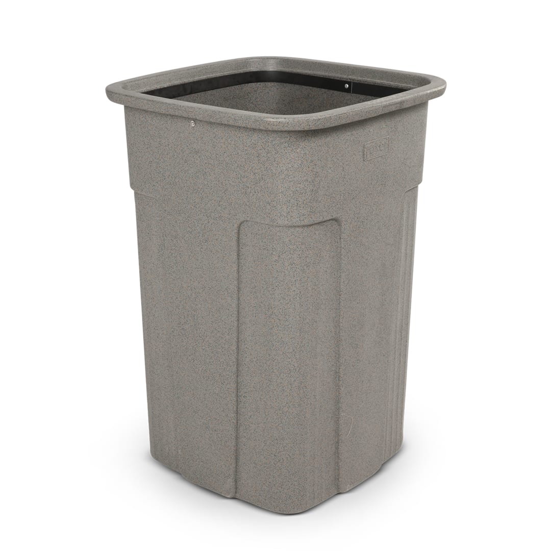 Slimline 50 Gal. Square Trash Can
