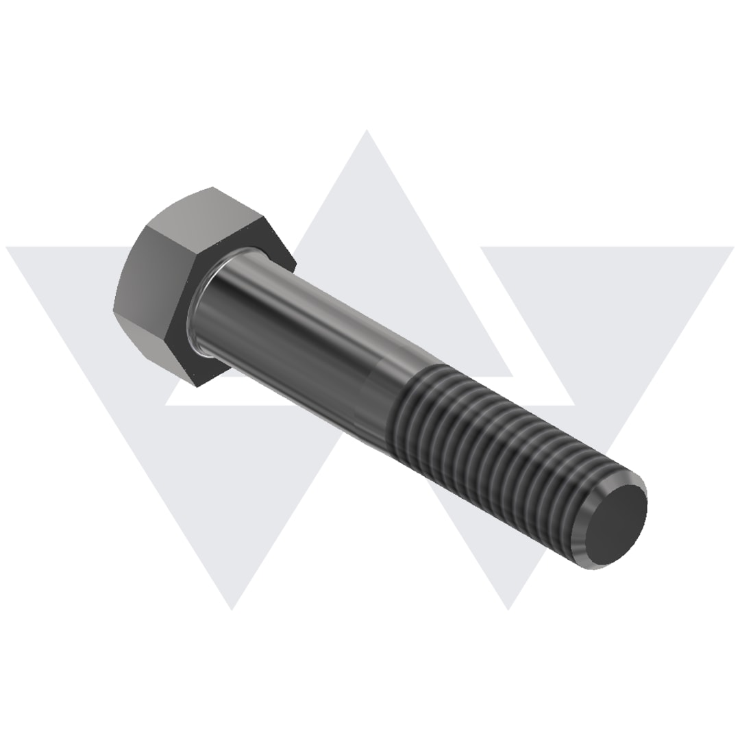 1/2-13 X 2 1/2 USS Grade 5 Plain Bolt