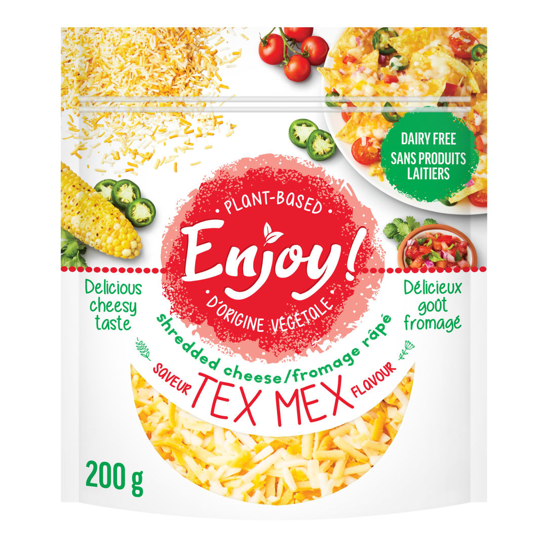 Enjoy! Dairy-Free Tex Mex Style Shreds, 200g