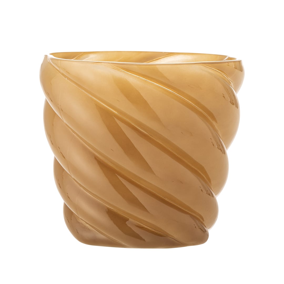 82061458 - Callo Flowerpot, Yellow, Glass STOCK: 235