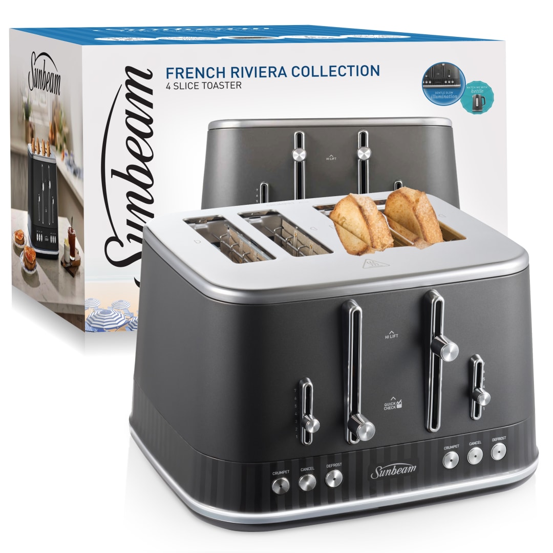 FRENCH RIVIERA TOASTER GRAPHITE