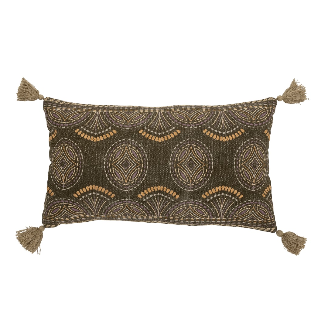 82059595 - Nesma Cushion, Brown, Cotton STOCK: 3